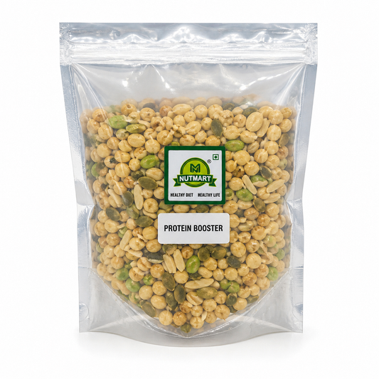 Nutmart Protein Booster crunchy snack – front pack view